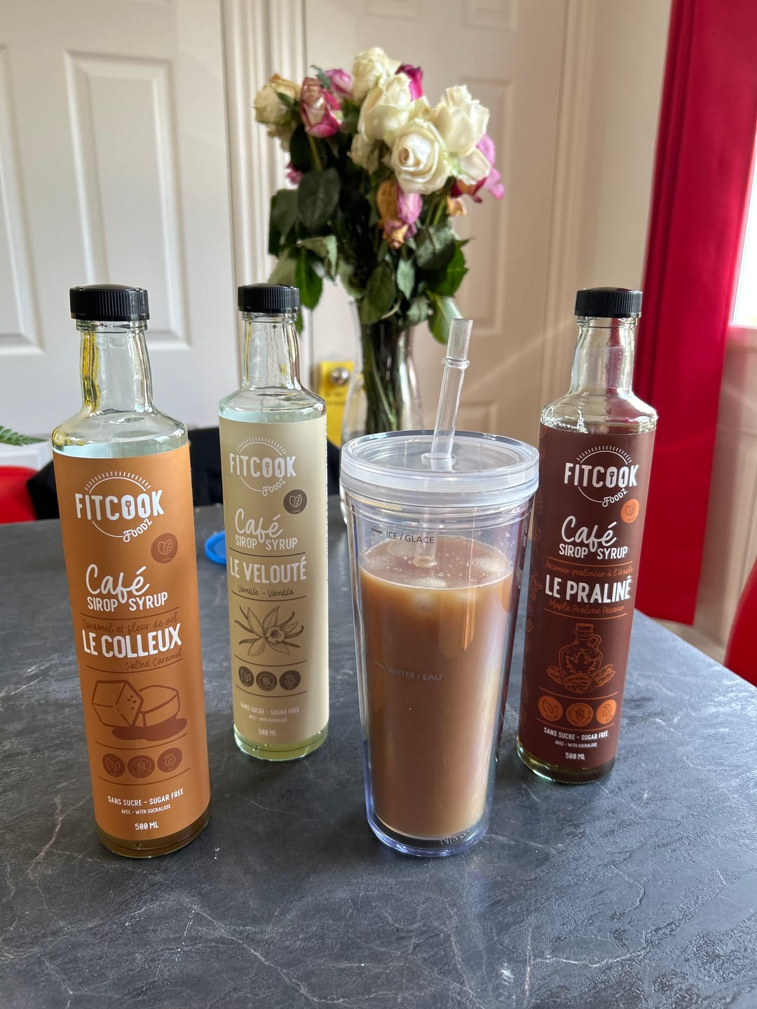 Customer photo review of Fitcook Foodz - Sirop pour Café 500ml