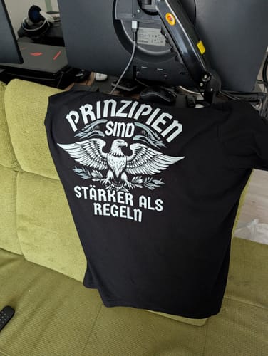 Customer photo review of Sport Frei - T-Shirt Rückendruck