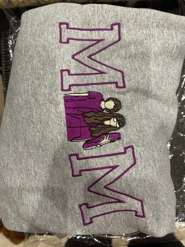 Customer photo review of MOM Custom Photo Hoodie - 1 Photo Design