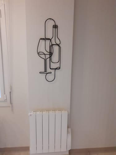 Customer photo review of Décoration Murale en Métal - Thème de vin