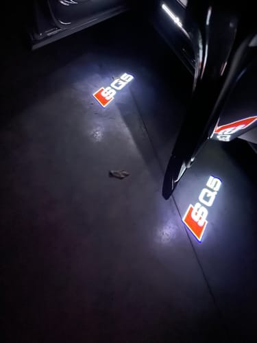 Customer photo review of AUDI DOOR LIGHTS