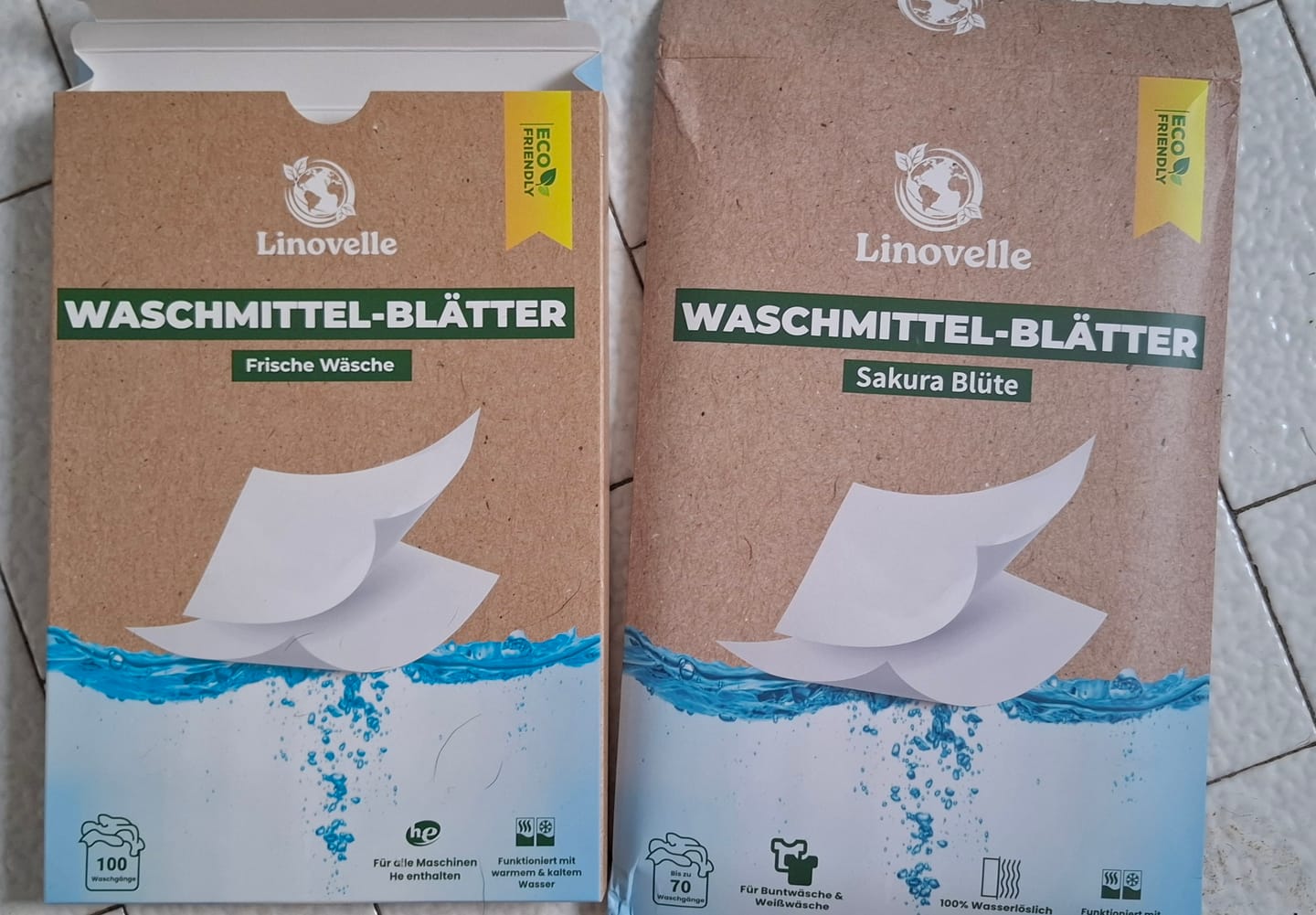 Customer photo review of Waschmittelblätter + 35 Extra GRATIS Wäschen