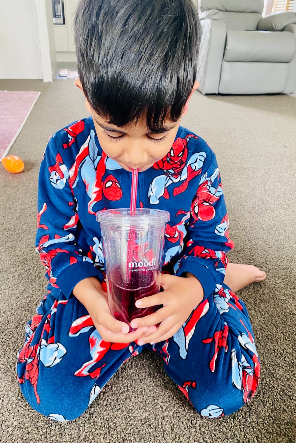 Customer photo review of Blends with Benefits Tumbler