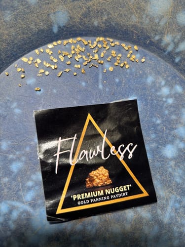 Customer photo review of Flawless 'PREMIUM NUGGET' - Gold Panning Paydirt