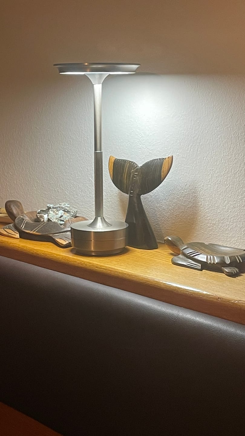 Customer photo review of Tap-light® - Retro Tischlampe Vintage Original