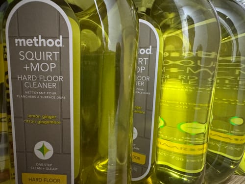 undefined review of (carton of 6) squirt + mop wood floor cleaner 739ml - almond image 1 out of 1