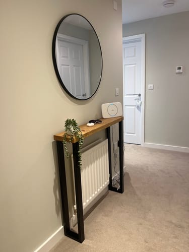 Customer photo review of Rustic Console Table  | 20cm Depth