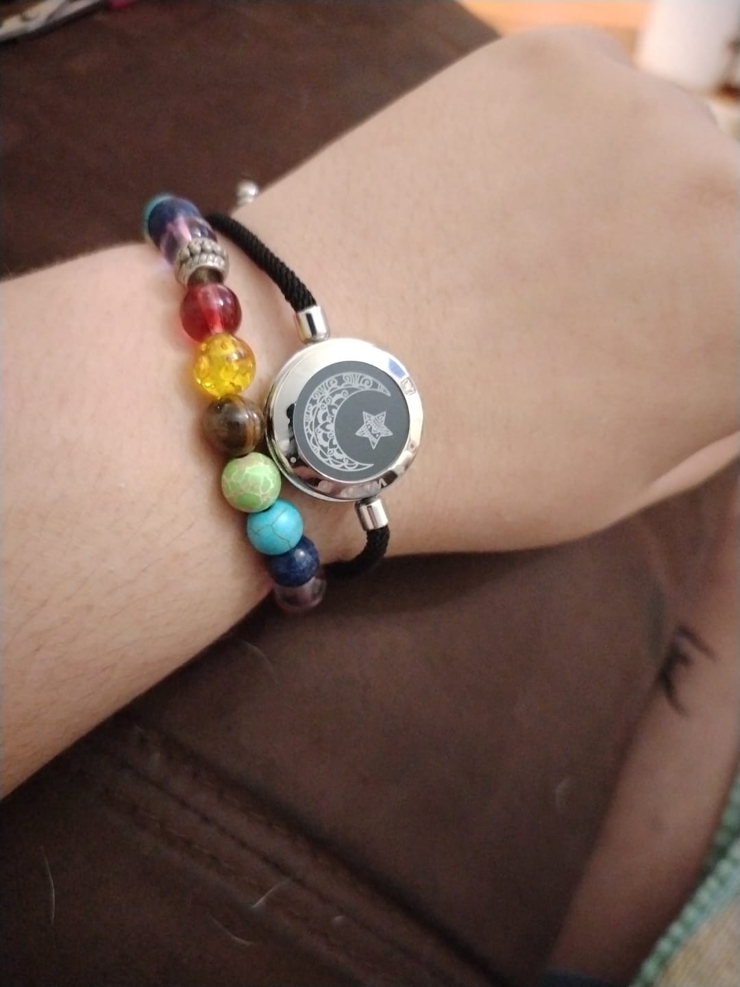 Customer photo review of Sun & Moon Couples Bracelets