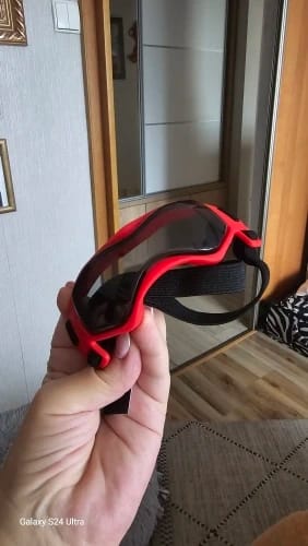 Customer photo review of Dog Outdoor UV Protection Sunglasses Goggles