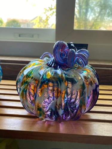 Customer photo review of shh... SECRET $20 VIP Mystery Glass Pumpkin