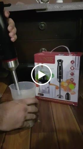 Customer video review of Cronier 4-in-1 Hand Blender & Chopper Set