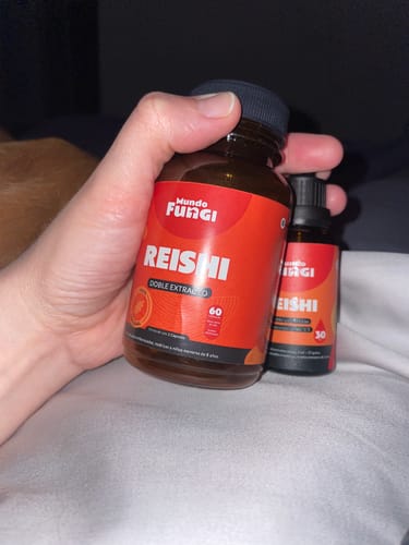 Customer photo review of Packs gotas y capsulas Reishi
