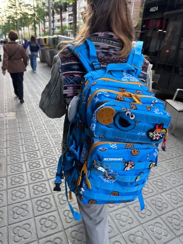 Customer photo review of Mochila Táctica V1 All In 45L Cookie