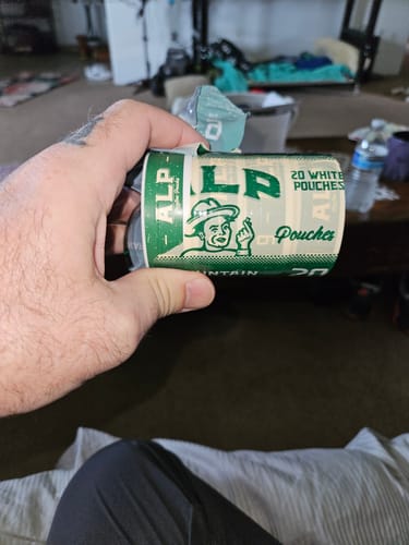 Customer photo review of Mountain Wintergreen Nicotine Pouches