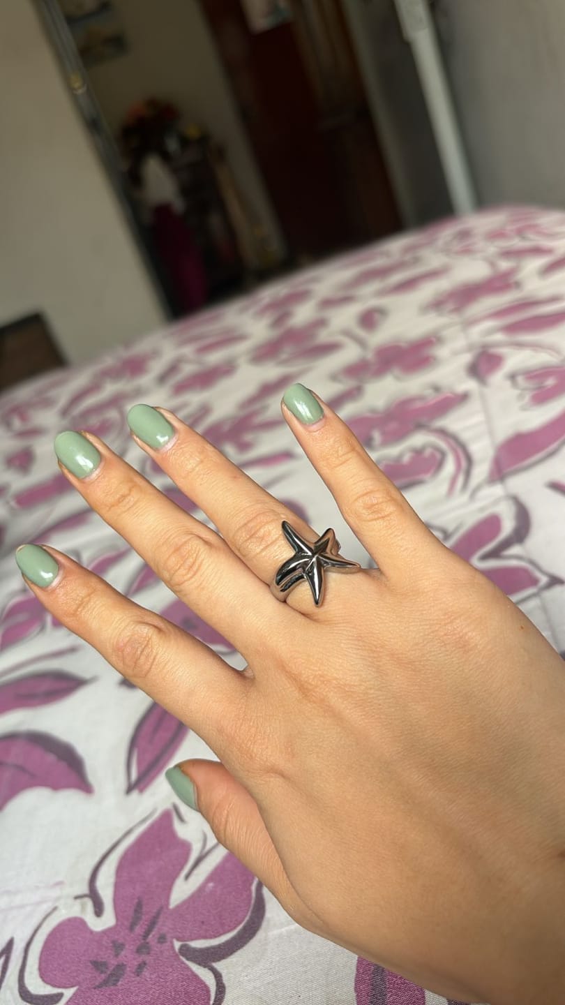 Customer photo review of Anillo Estrella de Mar