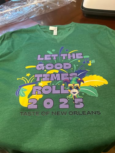 Customer photo review of Custom DTF Transfer By Size