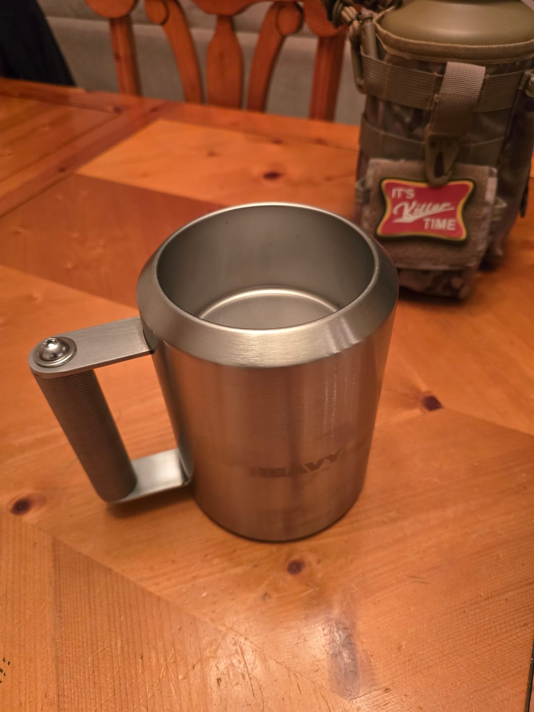 Customer photo review of The 22lb Heavy* Mug | The World's Heaviest Mug