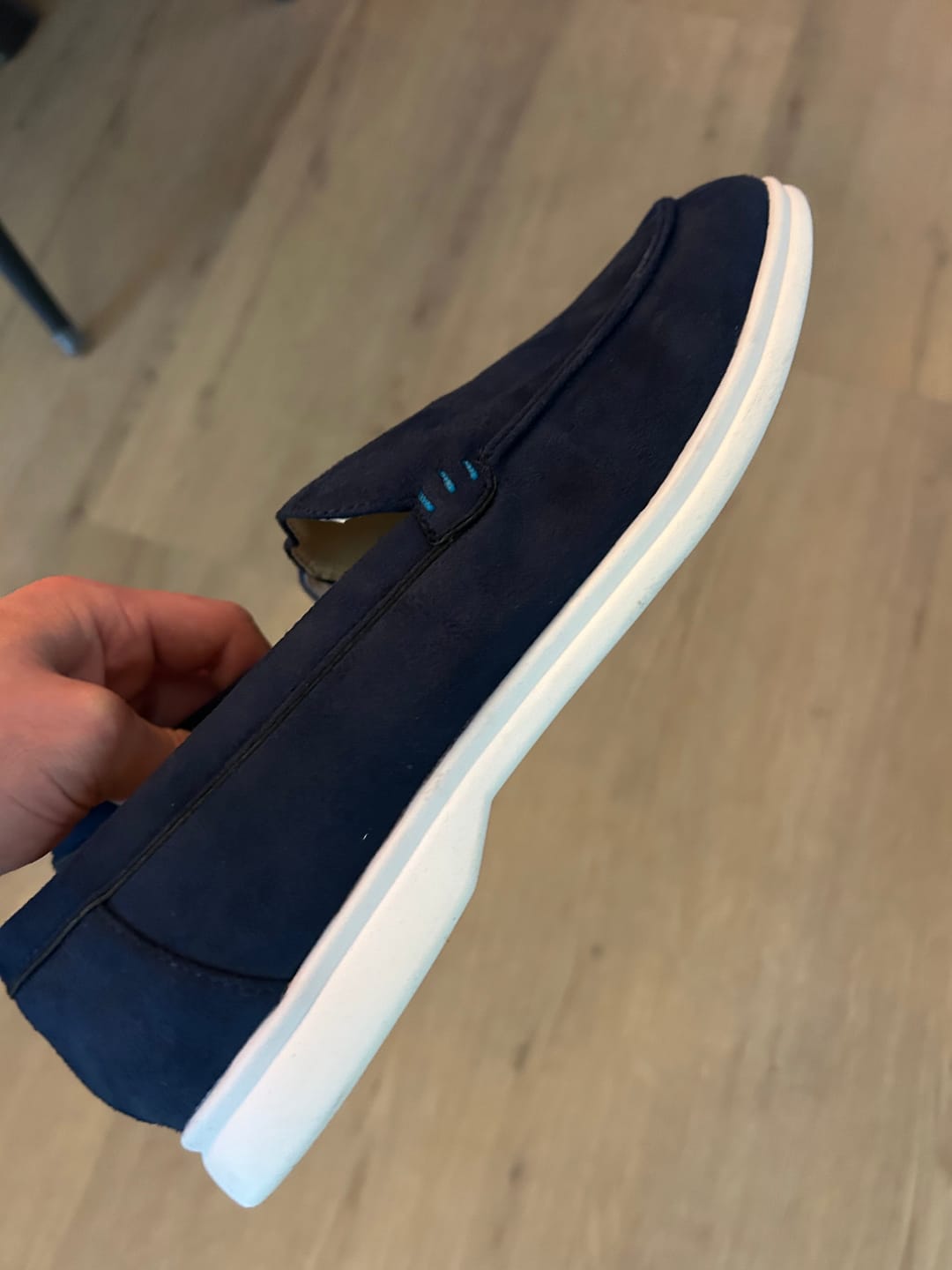 Customer photo review of Elegant Suede Loafers