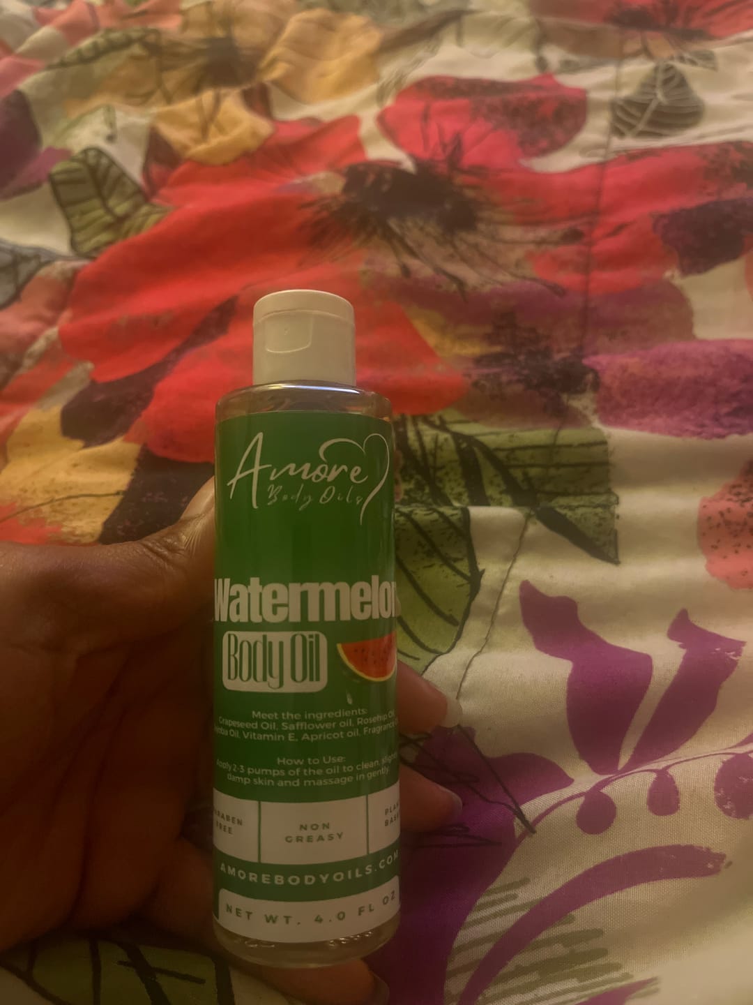 Customer photo review of Watermelon - Body Oil - Limited Edition