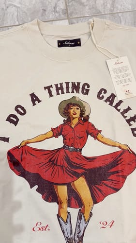 Customer photo review of I Do What I Want - Womens Tee