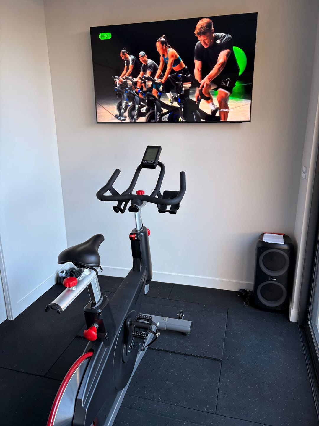 Customer photo review of TITANIUM USA SS6000 MAGNETIC INDOOR CYCLE WITH CONSOLE