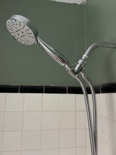 Customer photo review of 3-Spray Handheld Shower Head with Switch