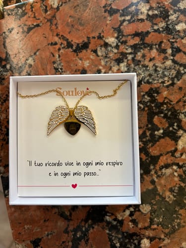 Customer photo review of Collana Angelo mio l'originale ✦ Incidi il nome del tuo Angelo