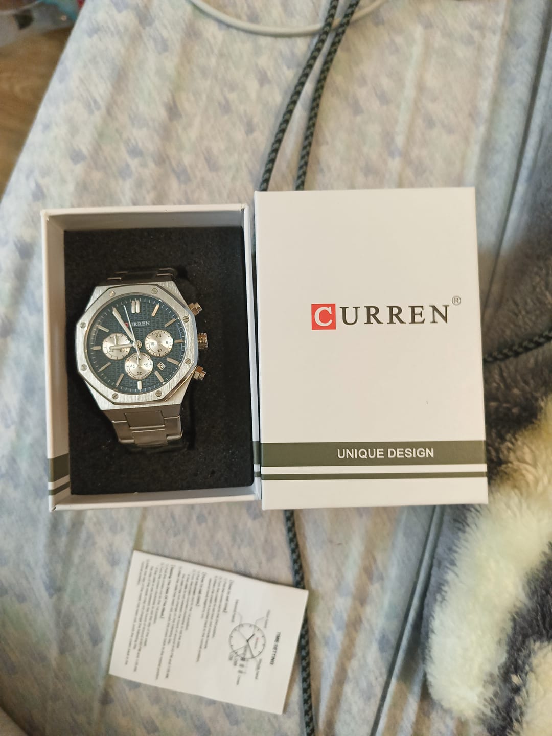 Customer photo review of Curren Atene® orologio uomo acciaio
