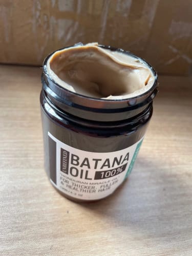 Customer photo review of Batana Natural Hair Growth Oil