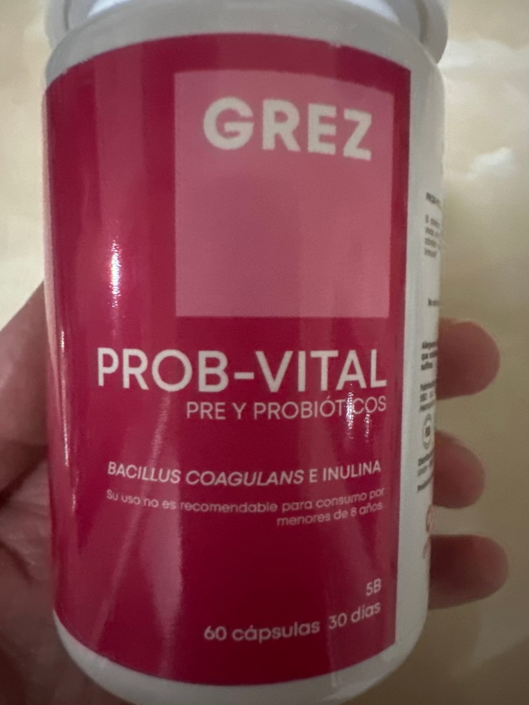 Customer photo review of PROB-VITAL - Simbiótico (Probióticos & prebióticos)