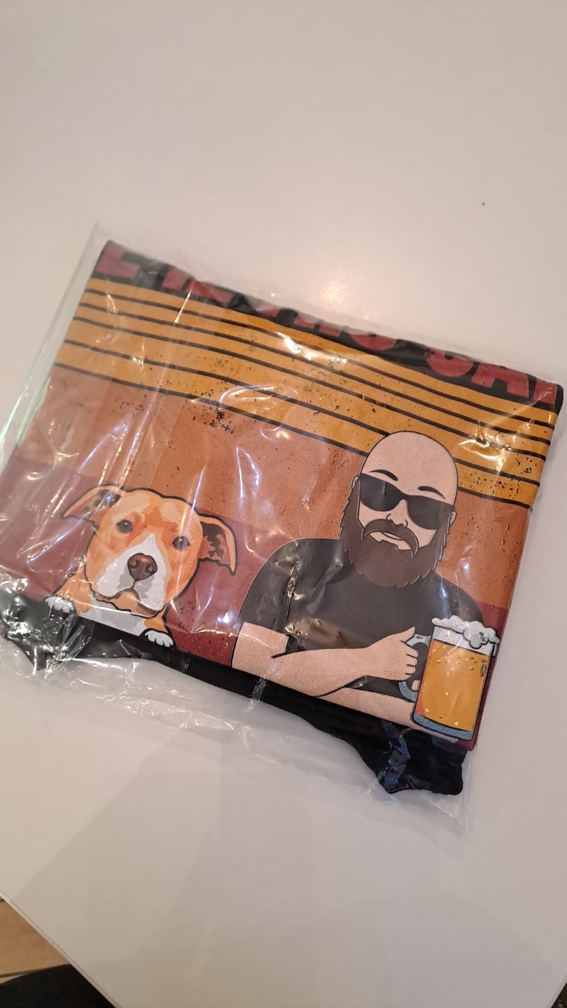Customer photo review of Amo la birra e i miei animali da compagnia - Maglietta personalizzata