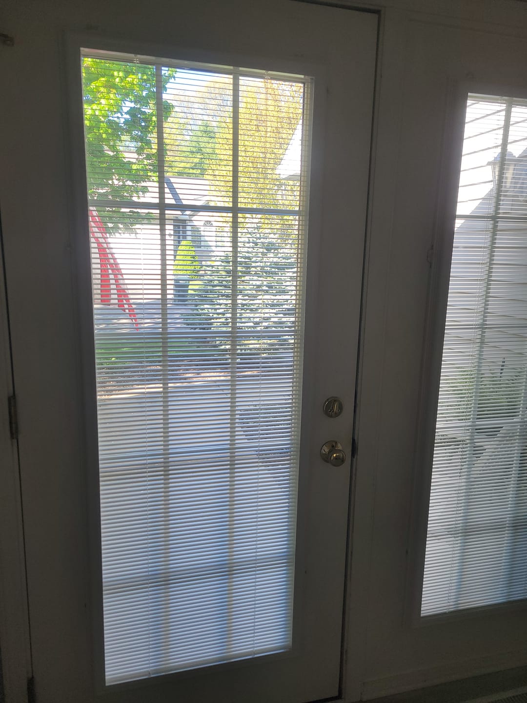 Customer photo review of Add On Blinds Kit (installs on top of existing door glass)
