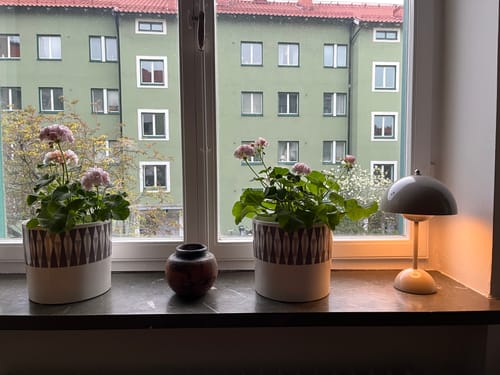 Customer photo review of Bordslampa - Svamplampa Flowerbud - Batteridriven 5000 mAH