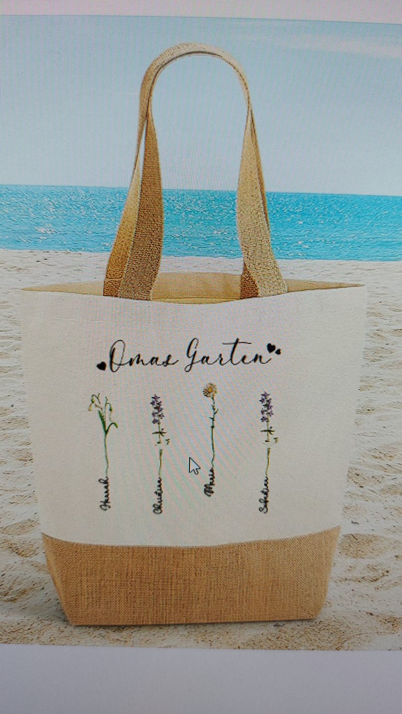 Customer photo review of Omas Garten - Großeltern-Tasche
