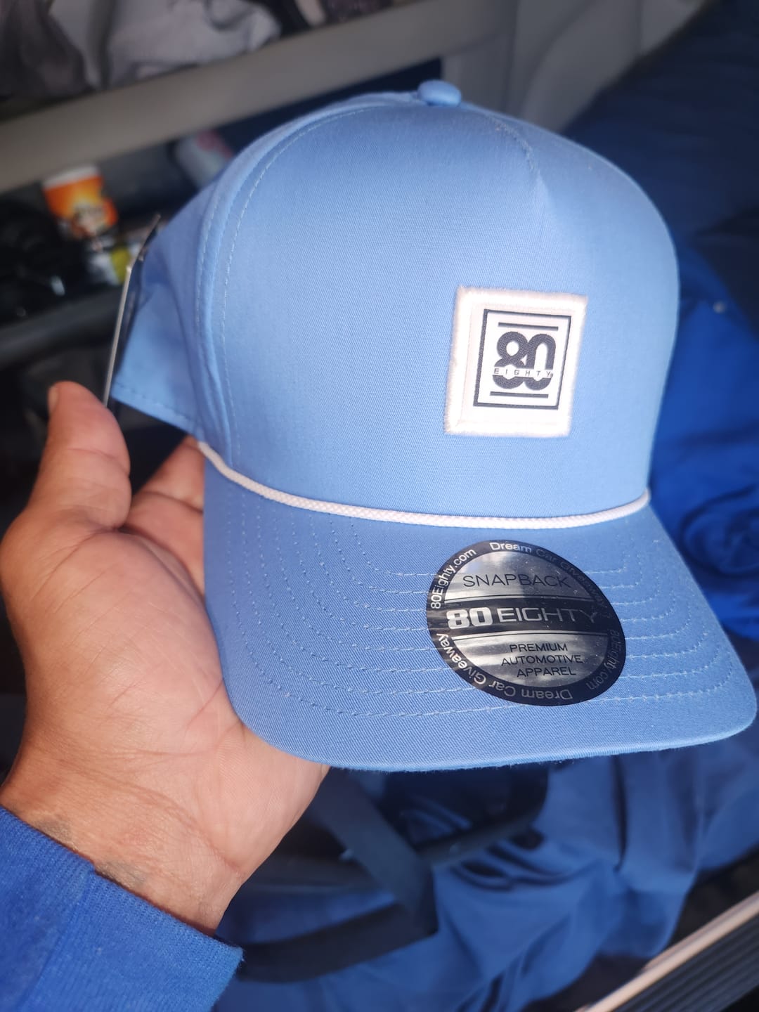 Customer photo review of 80Eighty® Blue Rope Hat