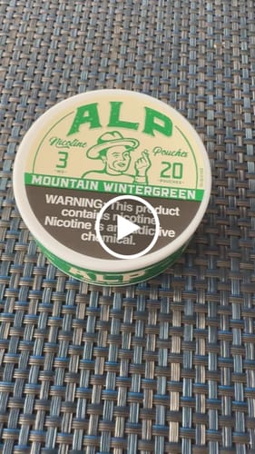 Customer video review of Mountain Wintergreen Nicotine Pouches