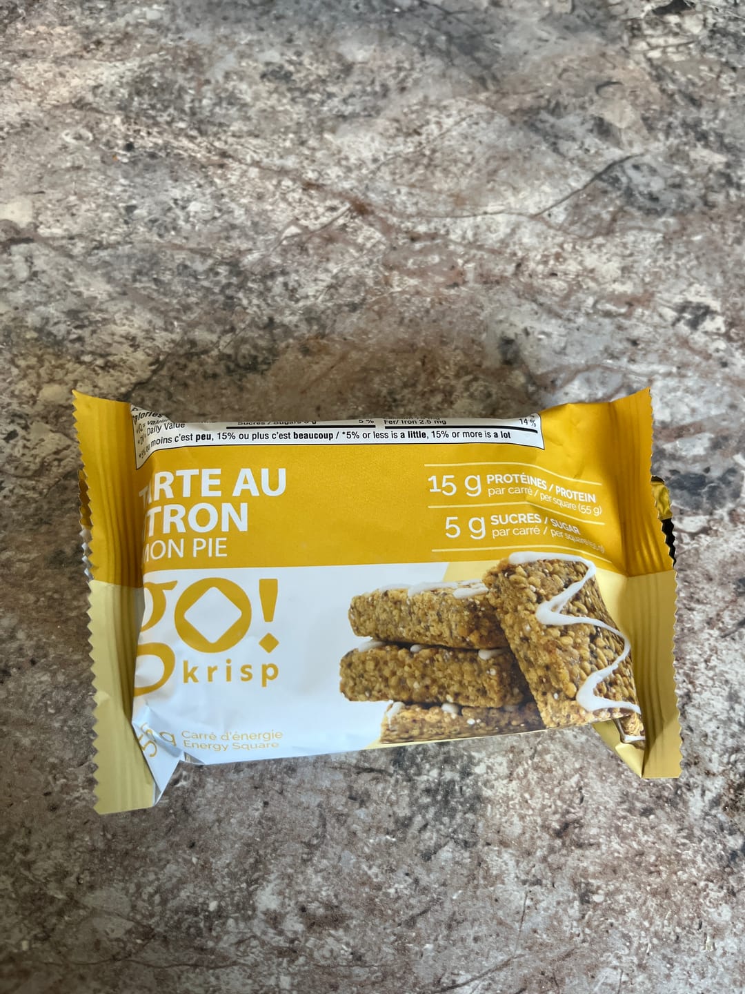 Customer photo review of Go Nutrition - Go Krisp 55gr