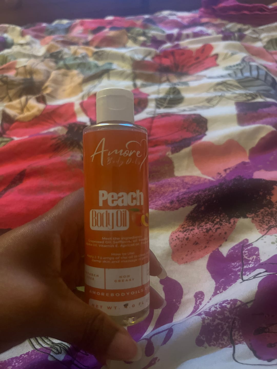 Customer photo review of Peach - Body Oil