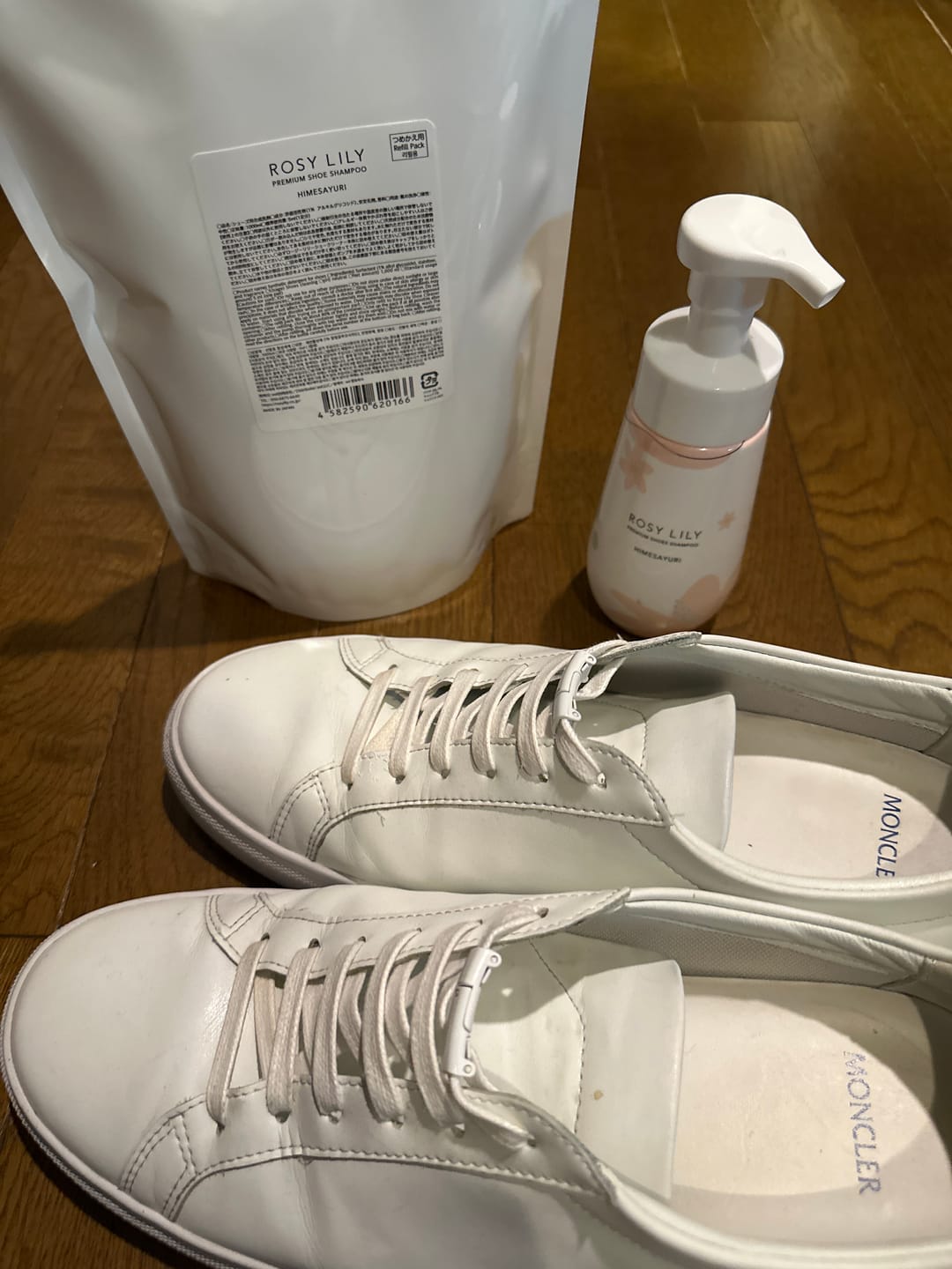 Customer photo review of プレミアムシューズシャンプー 詰め替え用 1L