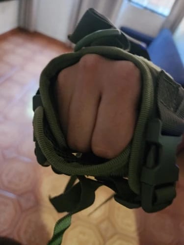 Customer photo review of Tactical Puppy Harness Leash For Small Dogs Cats Adjustable Kitten Vest For Military Service Dog Working Training Walking