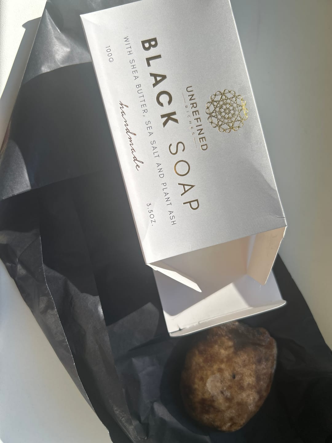 Customer photo review of BLACK SOAP - afrikanische schwarze Seife