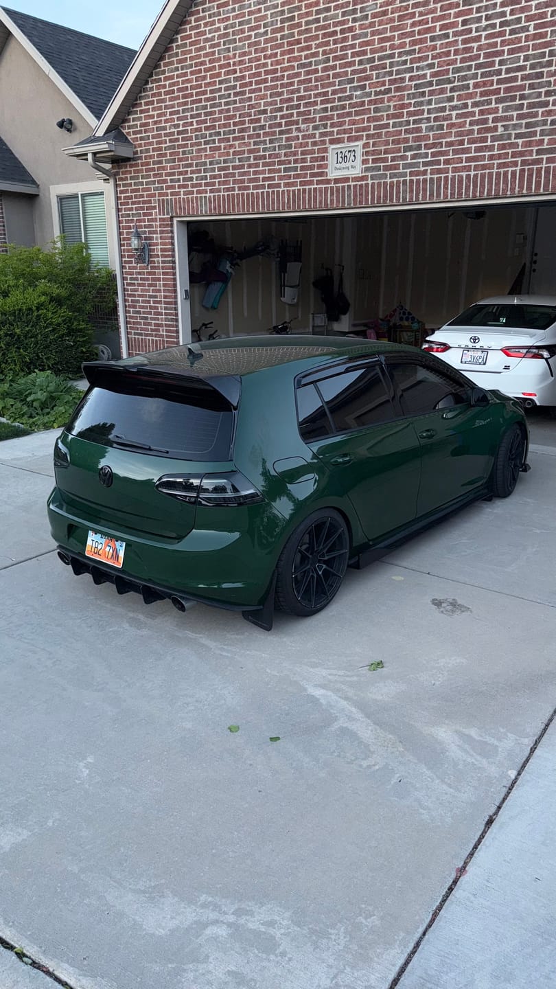 Customer photo review of High Glossy Vintage Racing Green Vinyl Wrap
