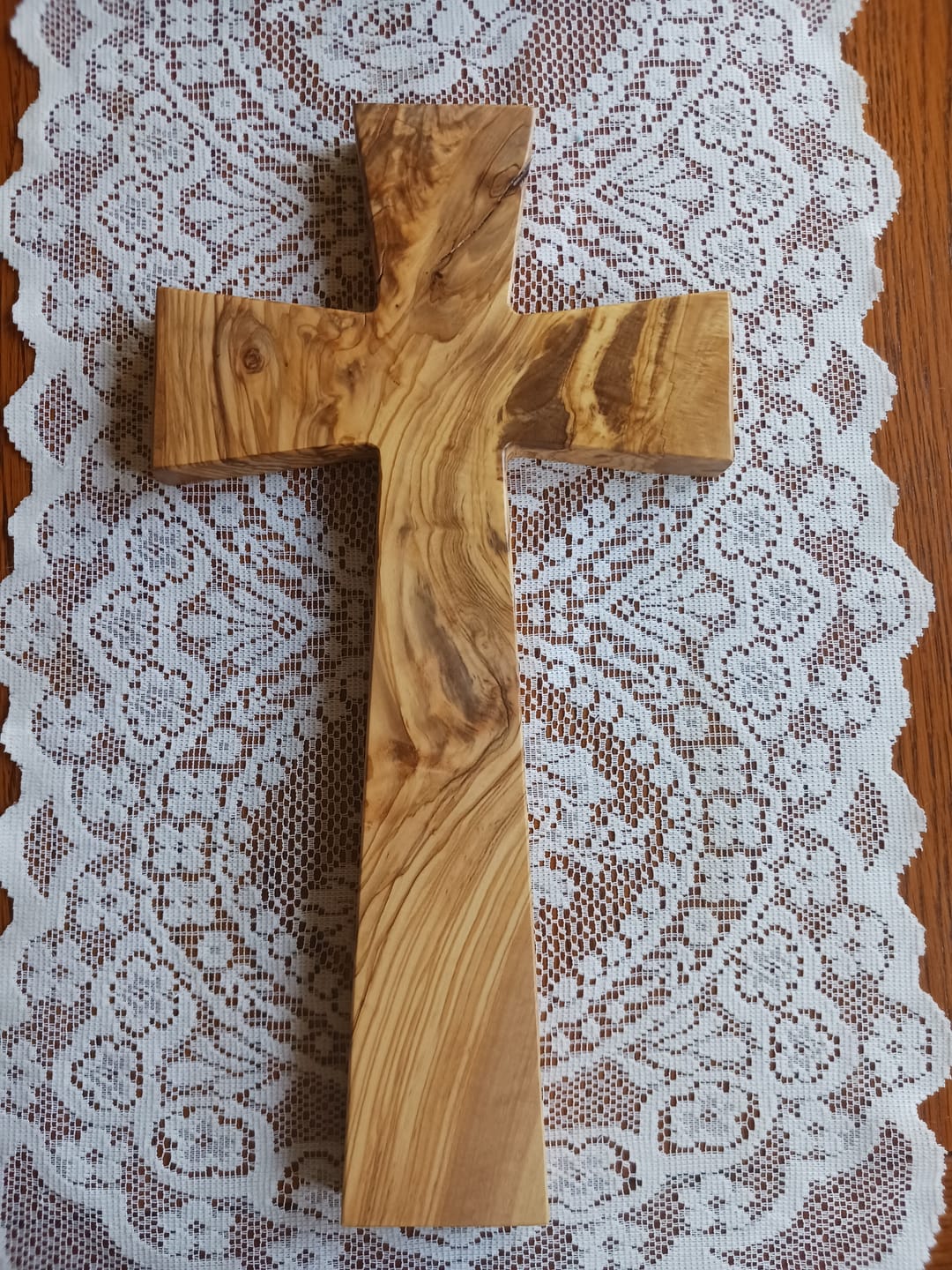 Customer photo review of 15x8" Flared Cross Acrylic Router Template