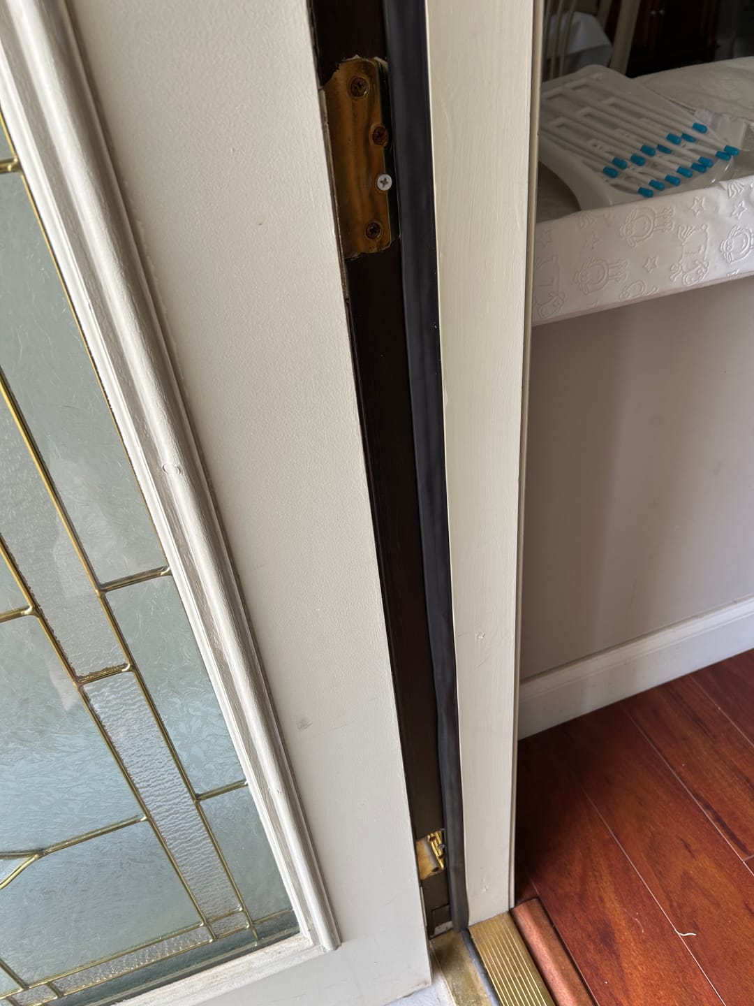 Customer photo review of 81" High Reach Compression Weatherstrip