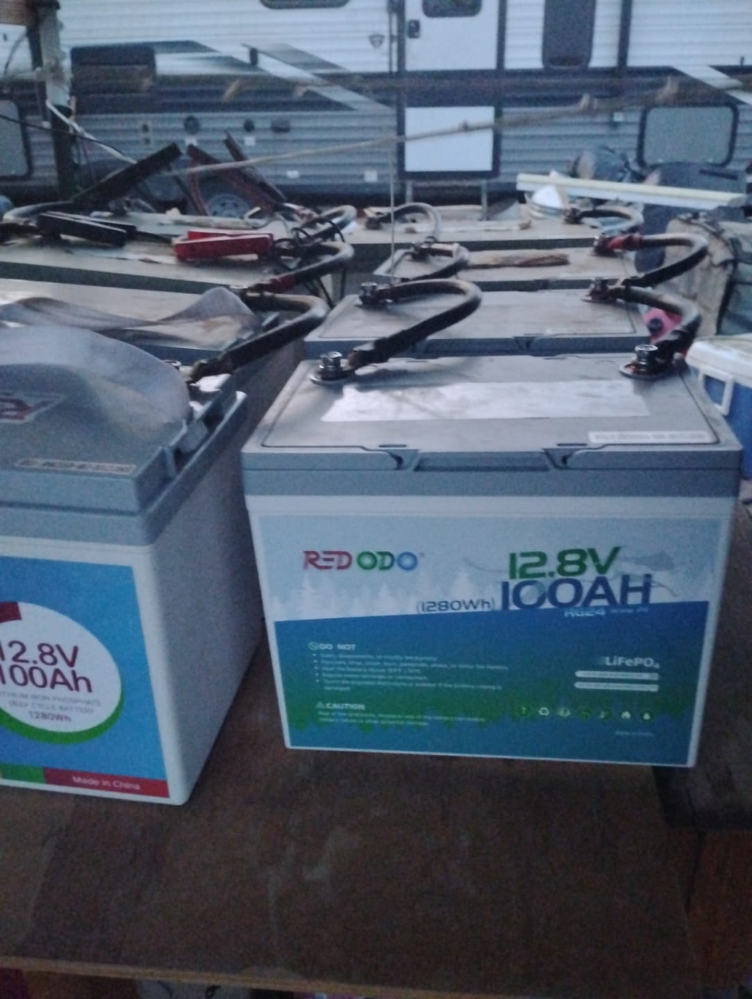 Customer photo review of ⚡[$161 after Sign-Up] Redodo 12V 100Ah Group 24 Deep Cycle LiFePO4 Lithium Battery | For Home, RV, Marine