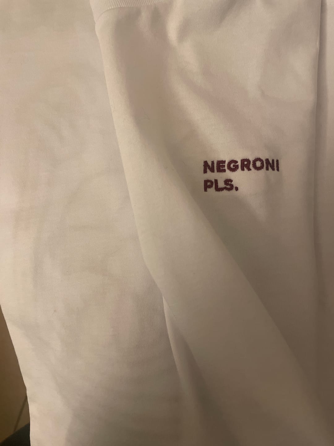 Customer photo review of The Negroni Pls. Organic T-shirt