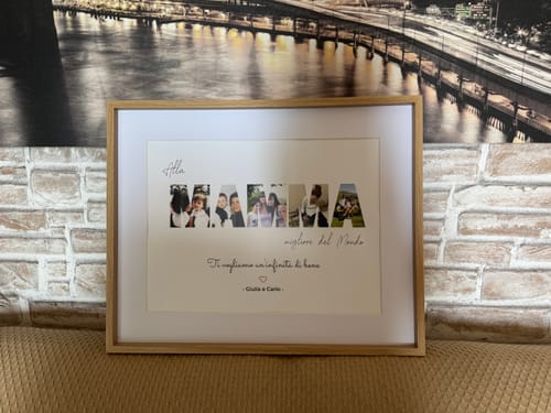 Customer photo review of Buona festa – Poster Personalizzato