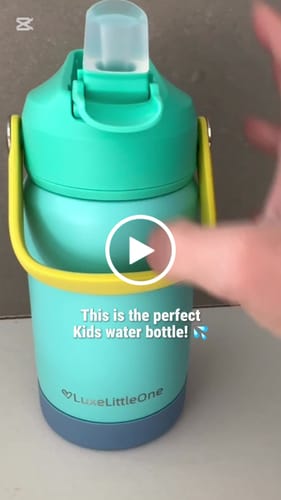 Customer video review of LuxeLittleOne™ 350ml Kiddos Insulated Water Bottle