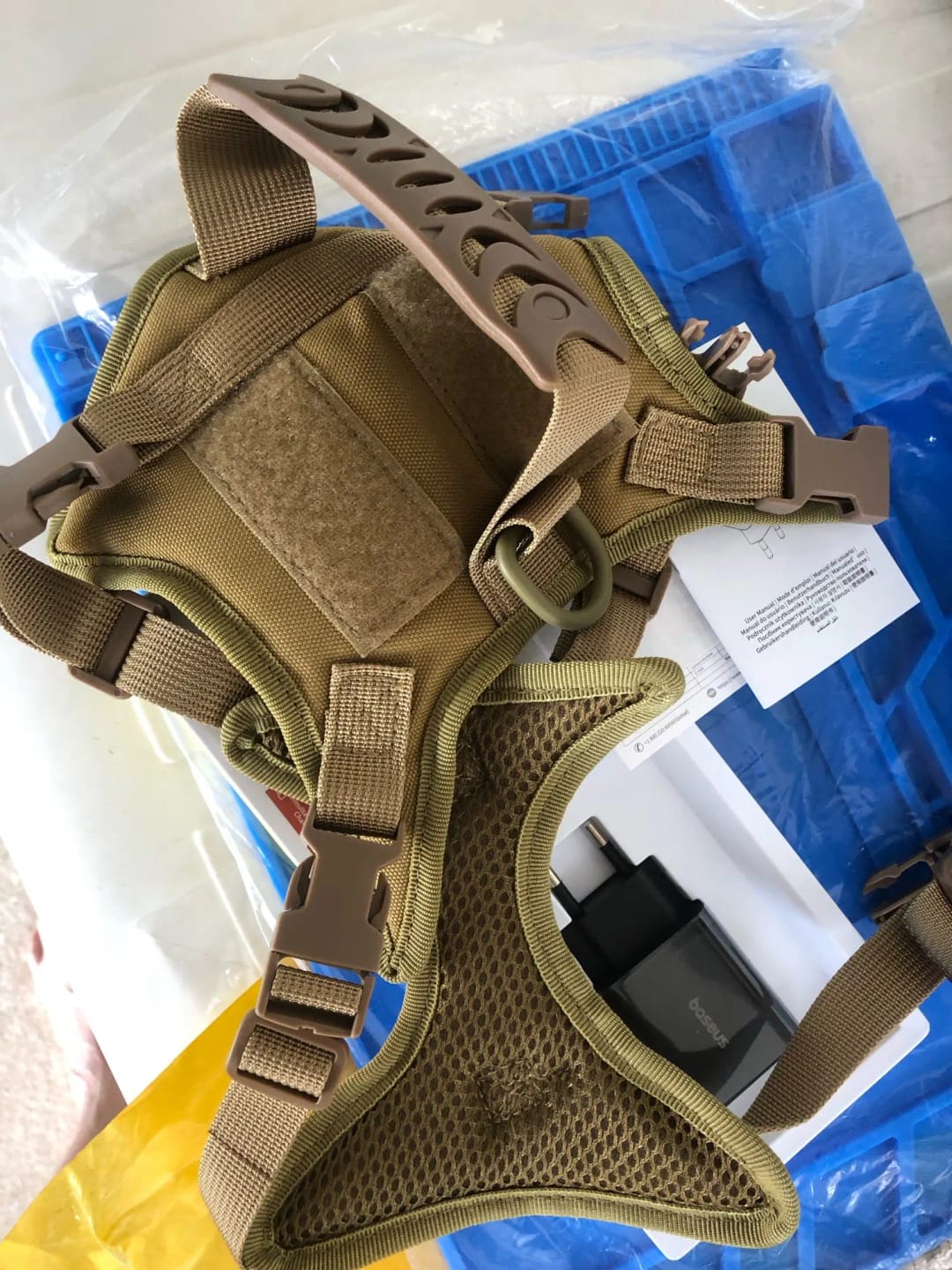 Customer photo review of Tactical Puppy Harness Leash For Small Dogs Cats Adjustable Kitten Vest For Military Service Dog Working Training Walking