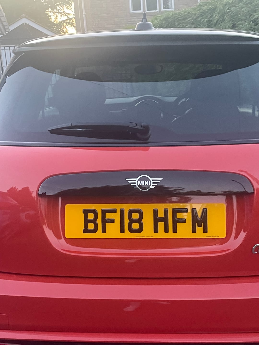 Customer photo review of 3D Gel UK Acrylic Number Plate